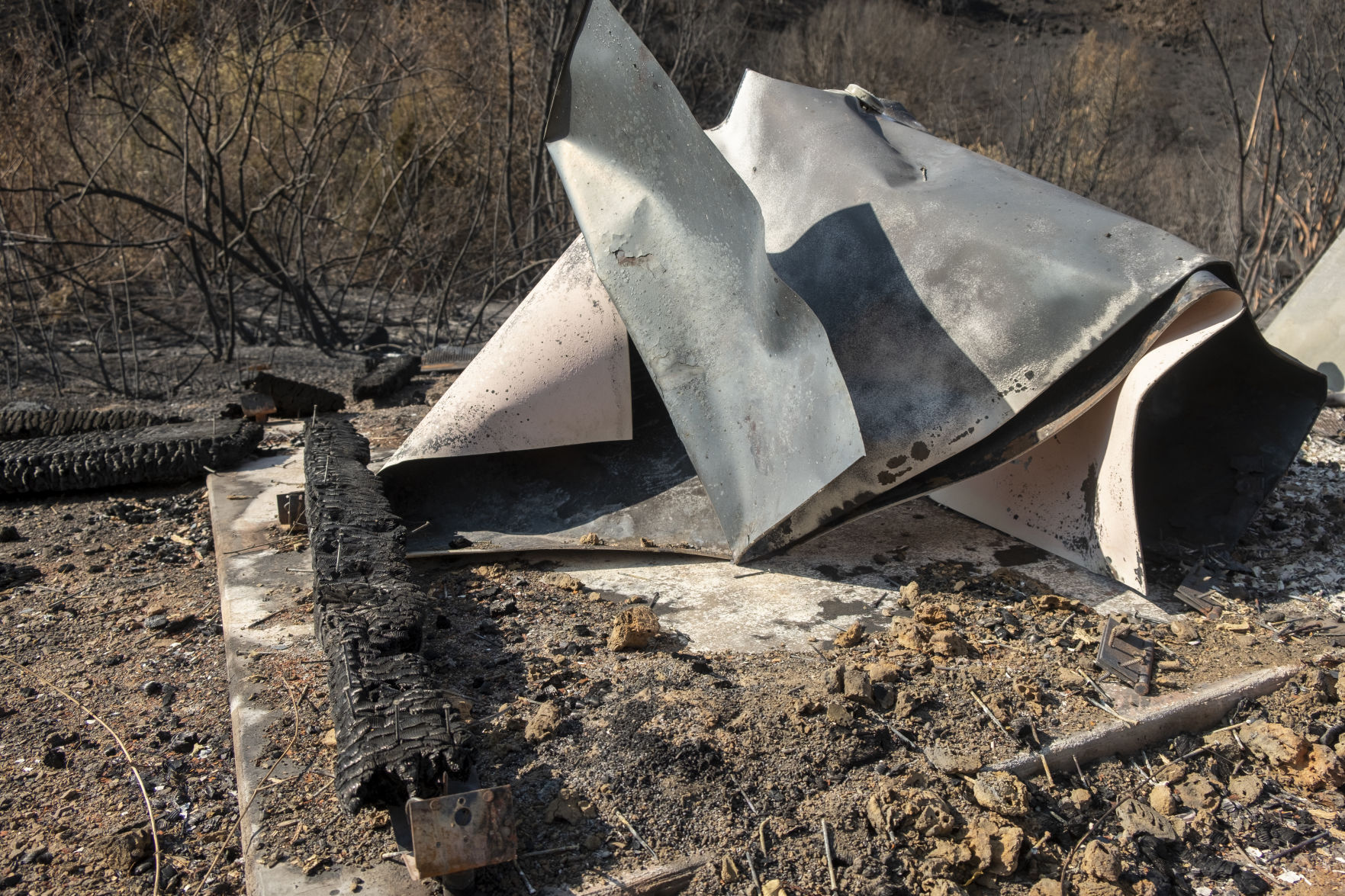 Rock Creek Canyon burn areas